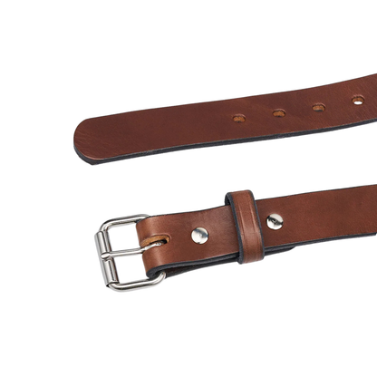 FRONTIER LEATHER BELT – BROWN