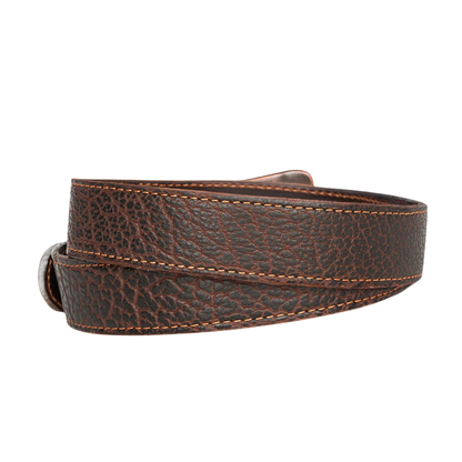 SUMMIT GENUINE LEATHER BELT– DARK BROWN